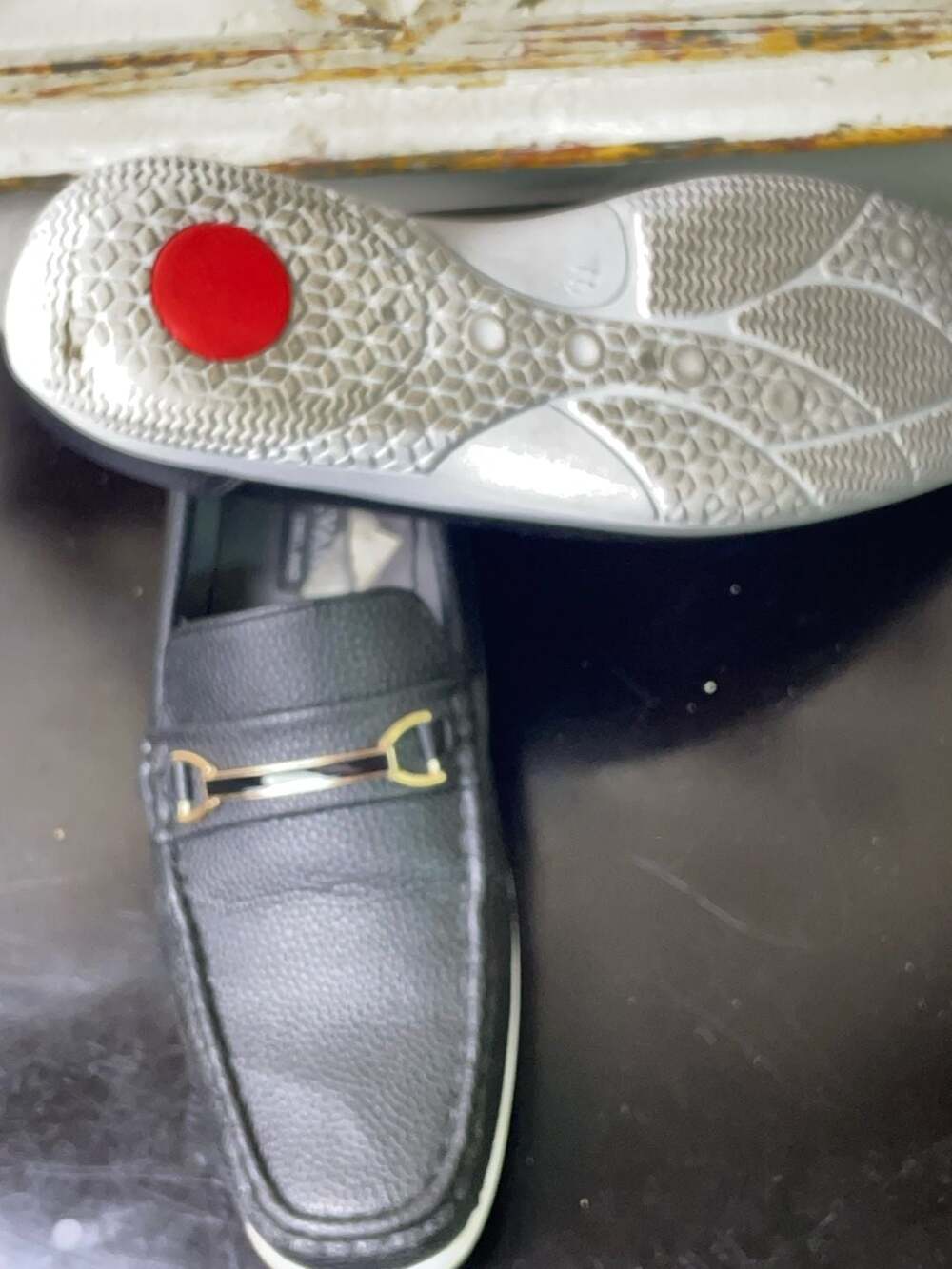 Tim Evans England Black Pebble Bit Loafers Sport Sole Mens Size 11 - Picture 11 of 14